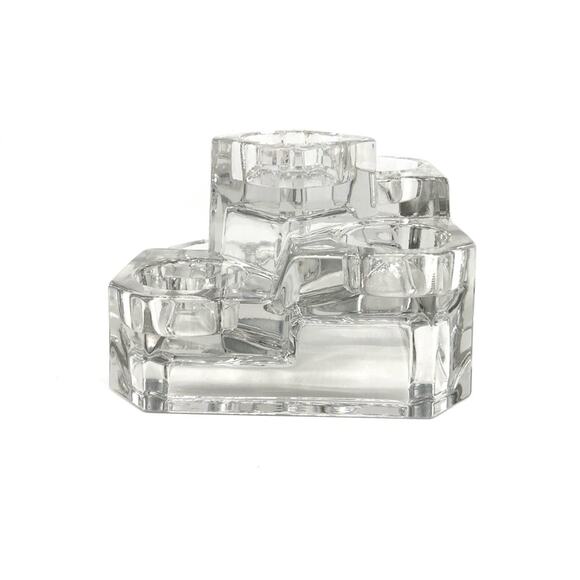 PARTYLIGHT Crystal Castle 5 Tier Tealight Candle Holder - Picture 4 of 7